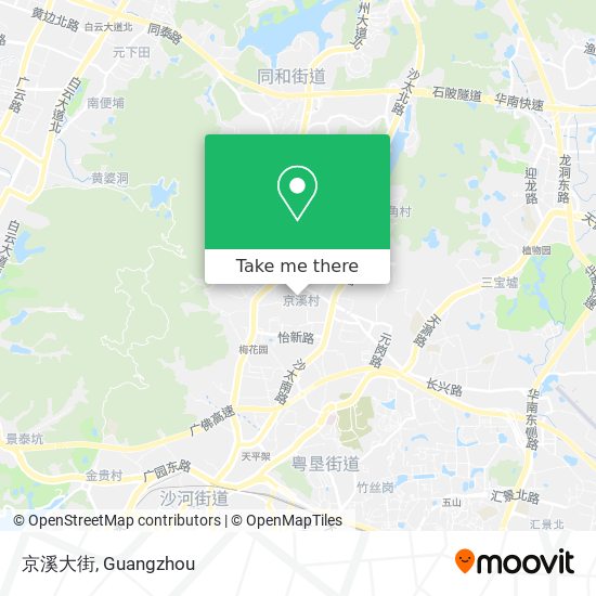 京溪大街 map