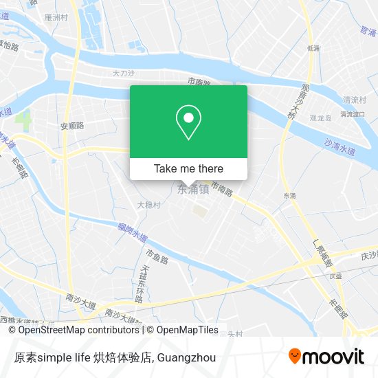 原素simple life 烘焙体验店 map