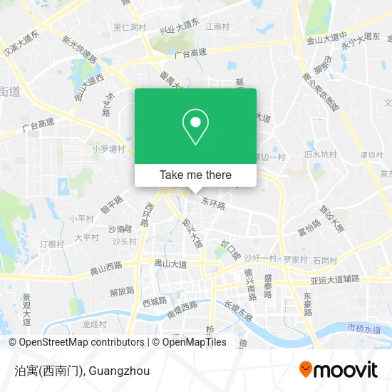 泊寓(西南门) map