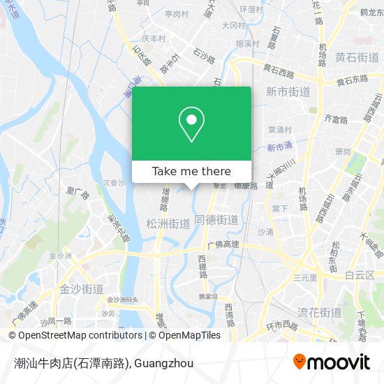 潮汕牛肉店(石潭南路) map