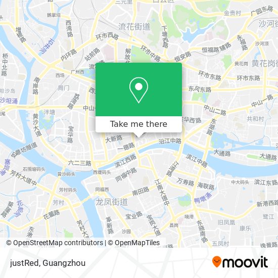 justRed map