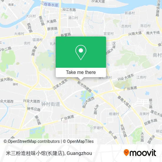 米三粉造桂味小馆(长隆店) map