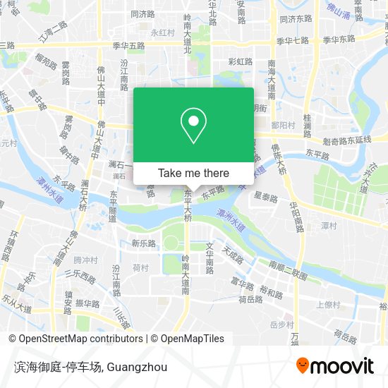 滨海御庭-停车场 map