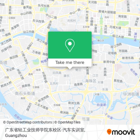 广东省轻工业技师学院东校区-汽车实训室 map