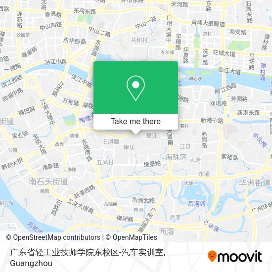 广东省轻工业技师学院东校区-汽车实训室 map