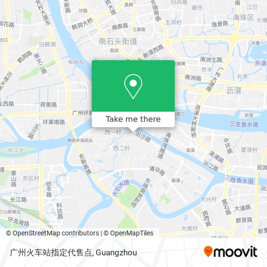 广州火车站指定代售点 map