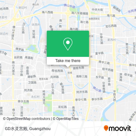 GD水灵宫殿 map