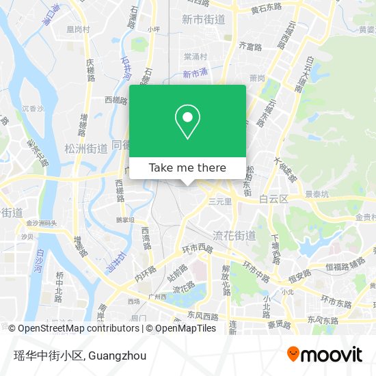 瑶华中街小区 map