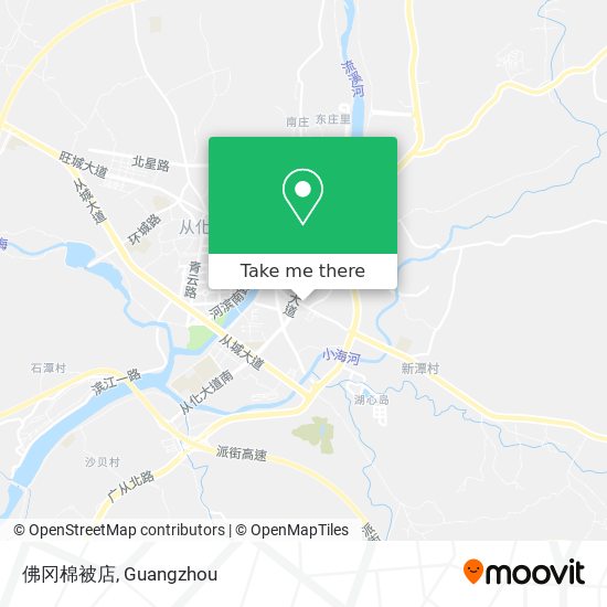 佛冈棉被店 map