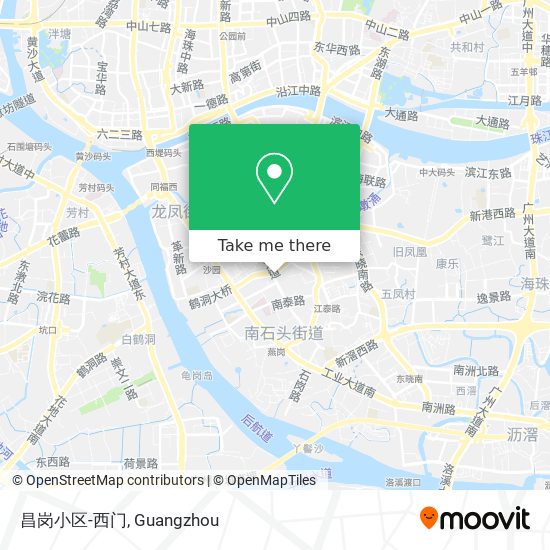 昌岗小区-西门 map