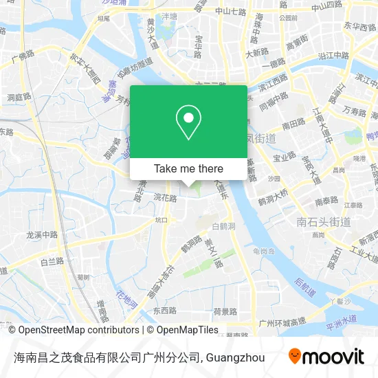 海南昌之茂食品有限公司广州分公司 map
