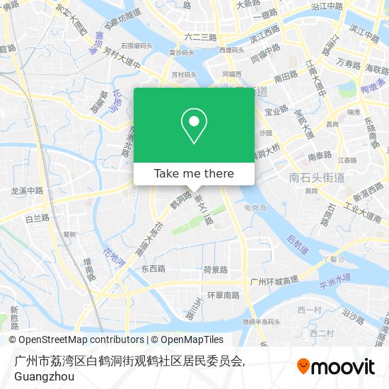 广州市荔湾区白鹤洞街观鹤社区居民委员会 map