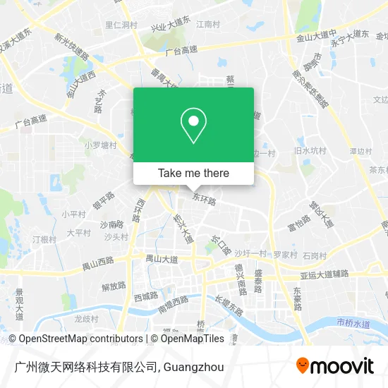 广州微天网络科技有限公司 map