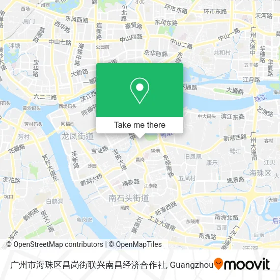 广州市海珠区昌岗街联兴南昌经济合作社 map