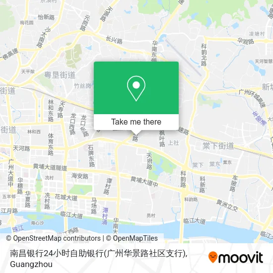 南昌银行24小时自助银行(广州华景路社区支行) map