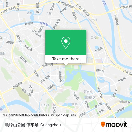 顺峰山公园-停车场 map