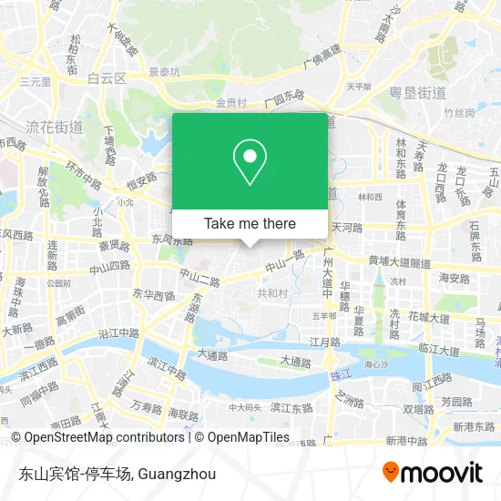 东山宾馆-停车场 map