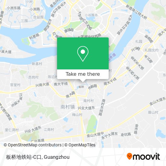板桥地铁站-C口 map