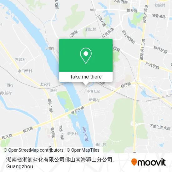 湖南省湘衡盐化有限公司佛山南海狮山分公司 map