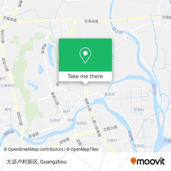 大沥卢村新区 map