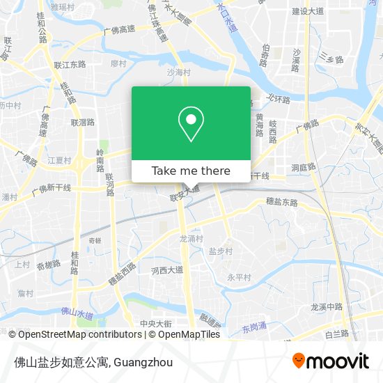佛山盐步如意公寓 map