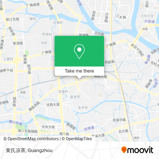 黄氏凉茶 map