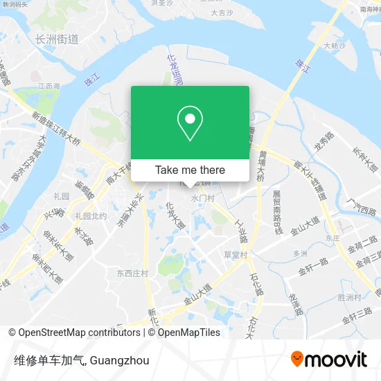 维修单车加气 map