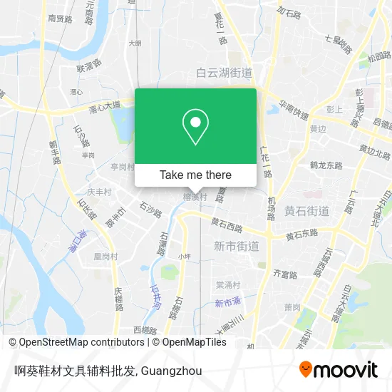 啊葵鞋材文具辅料批发 map