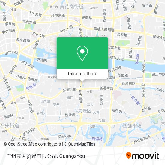 广州震大贸易有限公司 map