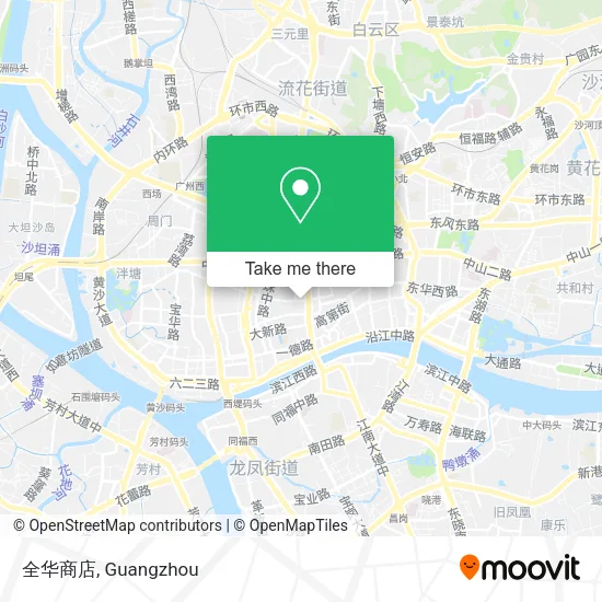 全华商店 map
