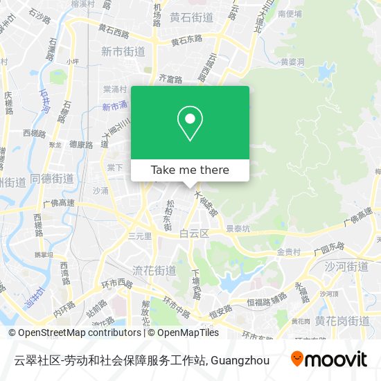 云翠社区-劳动和社会保障服务工作站 map
