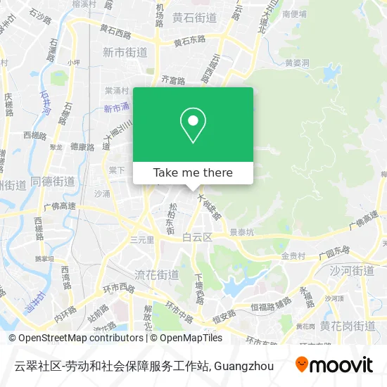 云翠社区-劳动和社会保障服务工作站 map