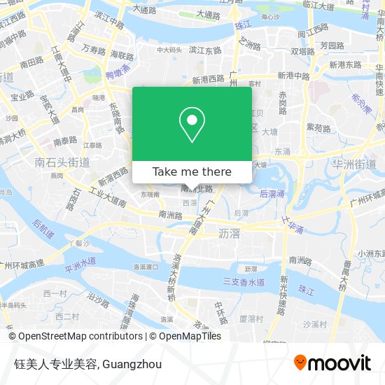 钰美人专业美容 map