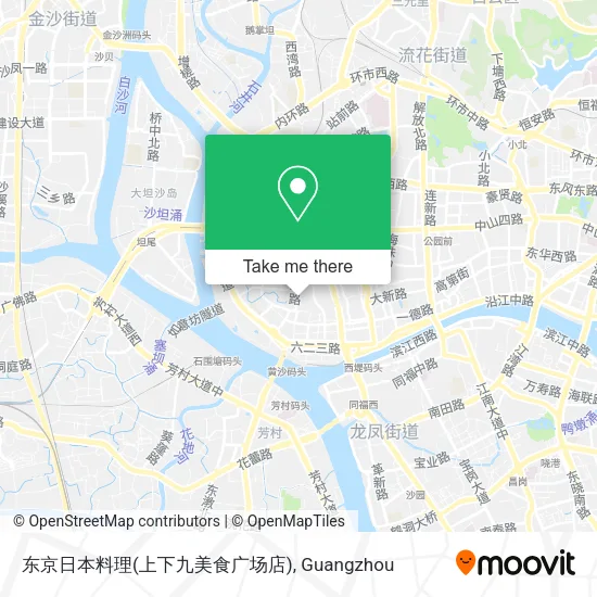 东京日本料理(上下九美食广场店) map