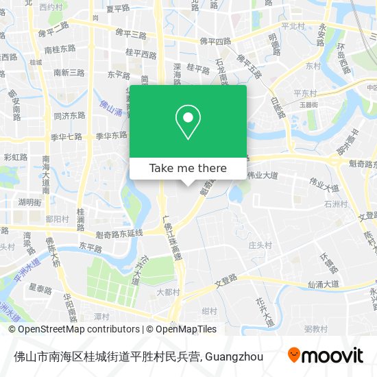 佛山市南海区桂城街道平胜村民兵营 map