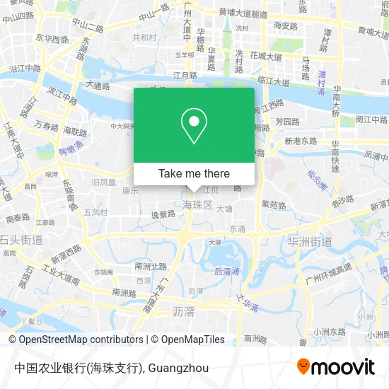 中国农业银行(海珠支行) map