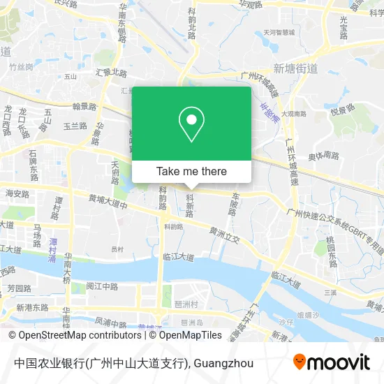 中国农业银行(广州中山大道支行) map