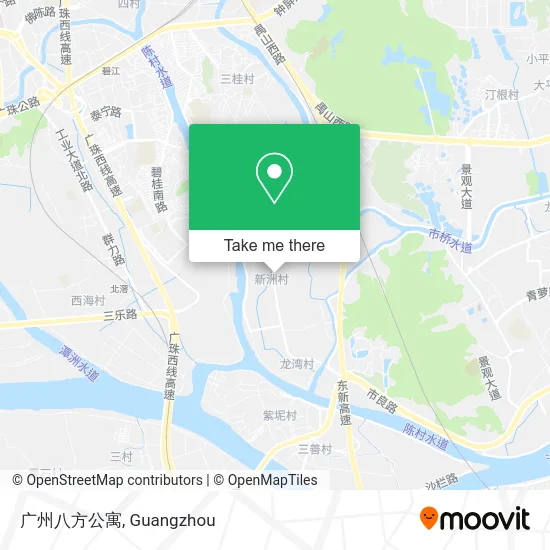 广州八方公寓 map