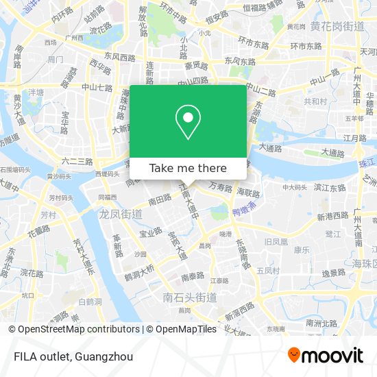 FILA outlet map