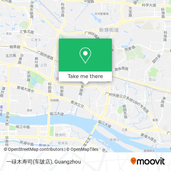 一碌木寿司(车陂店) map