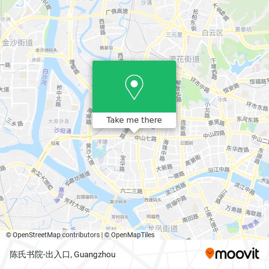 陈氏书院-出入口 map