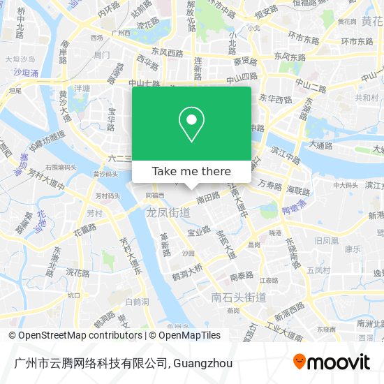 广州市云腾网络科技有限公司 map