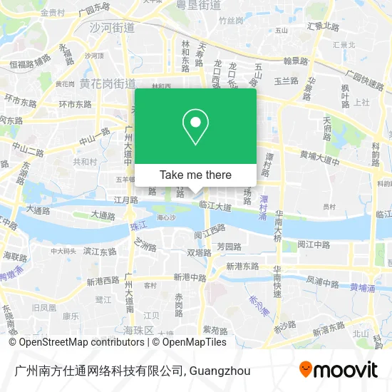 广州南方仕通网络科技有限公司 map