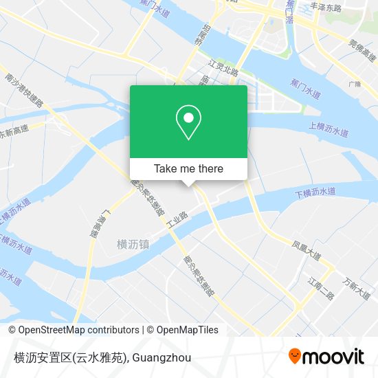 横沥安置区(云水雅苑) map