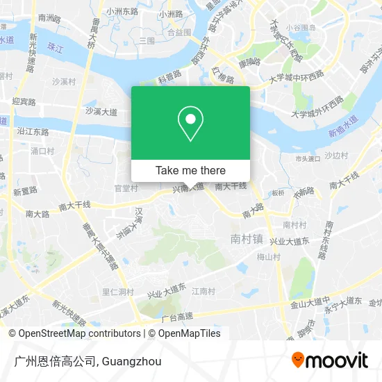 广州恩倍高公司 map