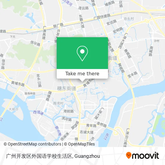 广州开发区外国语学校生活区 map