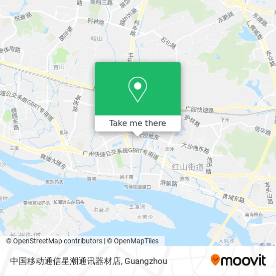 中国移动通信星潮通讯器材店 map