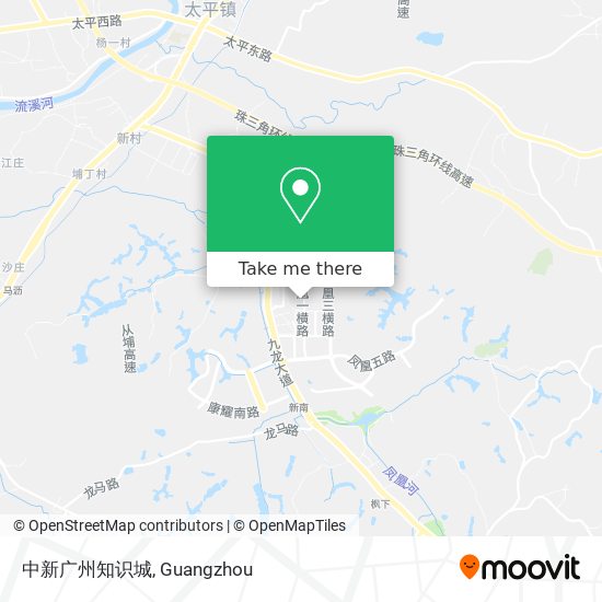 中新广州知识城 map