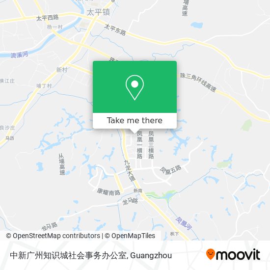 中新广州知识城社会事务办公室 map