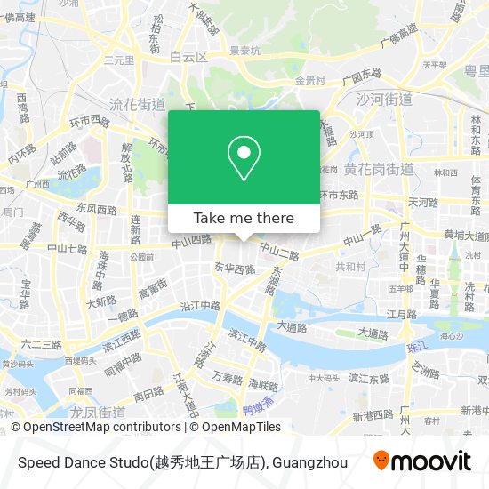 Speed Dance Studo(越秀地王广场店) map